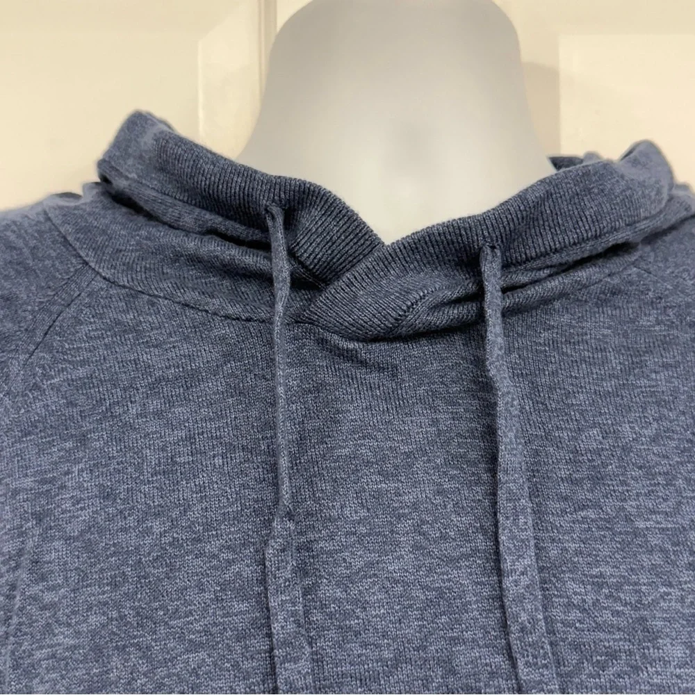 NWT Tommy John Second Skin Sweater Hoodie XL Dress Blues Heather Lounge Shirt